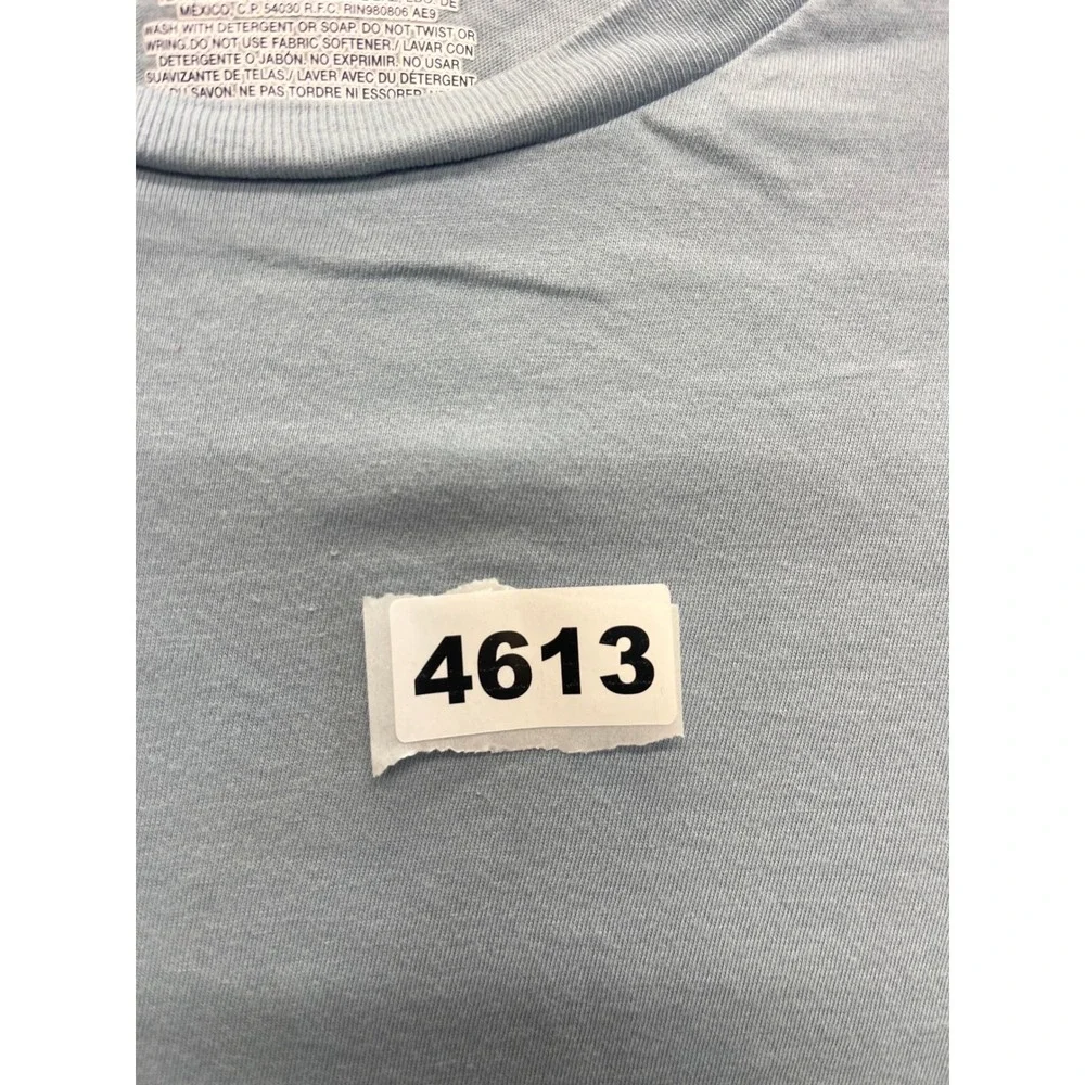 Polo Ralph Lauren Mens Classic Fit Crew Neck T-Shirt Light Blue‎ Large Pony Logo